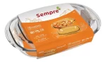 Set 2 Fuentes Rectangular Grande Y Mediana Vidrio Templado