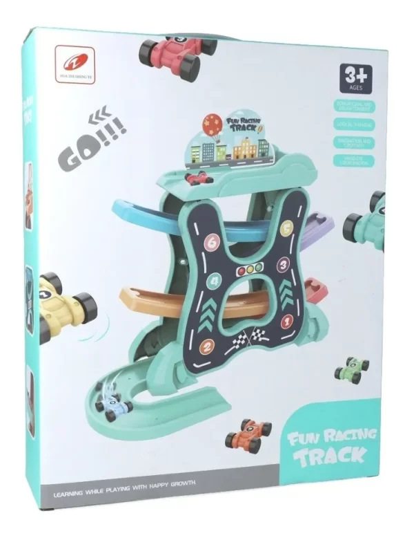 Pista De Autos Infantil Didáctica Varios Niveles 6 Autos