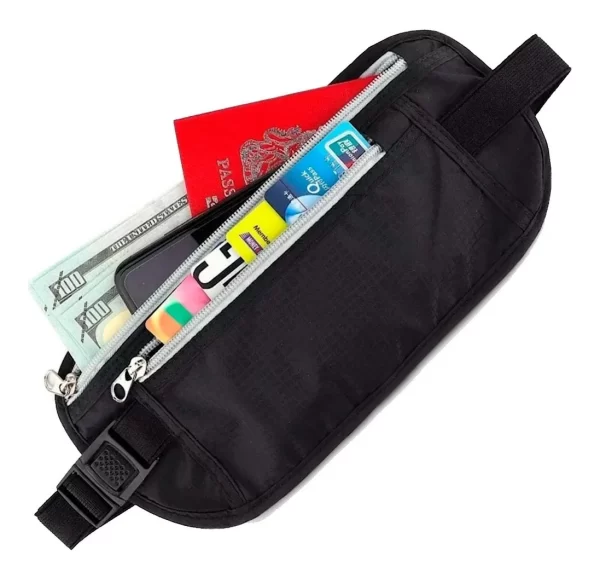 Organizador Riñonera Cinto Cinturón Viaje Dinero Documentos