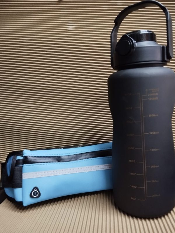 Promo Fitness – Riñonera + Botella Motivacional