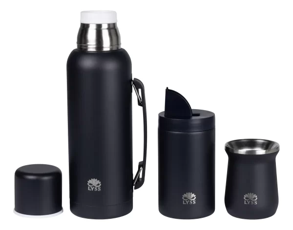 KIT LYSS TERMO + MATE + YERBERA